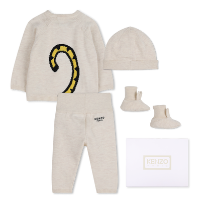 SET MAGLIONE, PANTALONI E CAPPELLO KENZO KIDS UNISEX