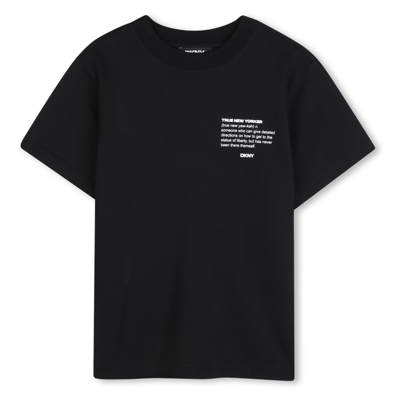 T-SHIRT A MANICHE CORTE DKNY 
                        UNISEX
