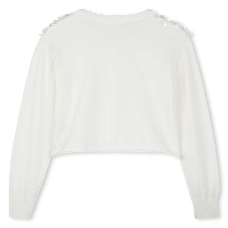 Cardigan in cotone paillettes BILLIEBLUSH 
                        BAMBINA