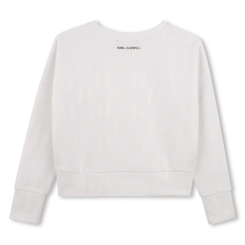 Felpa a maniche lunghe KARL LAGERFELD KIDS 
                        BAMBINA