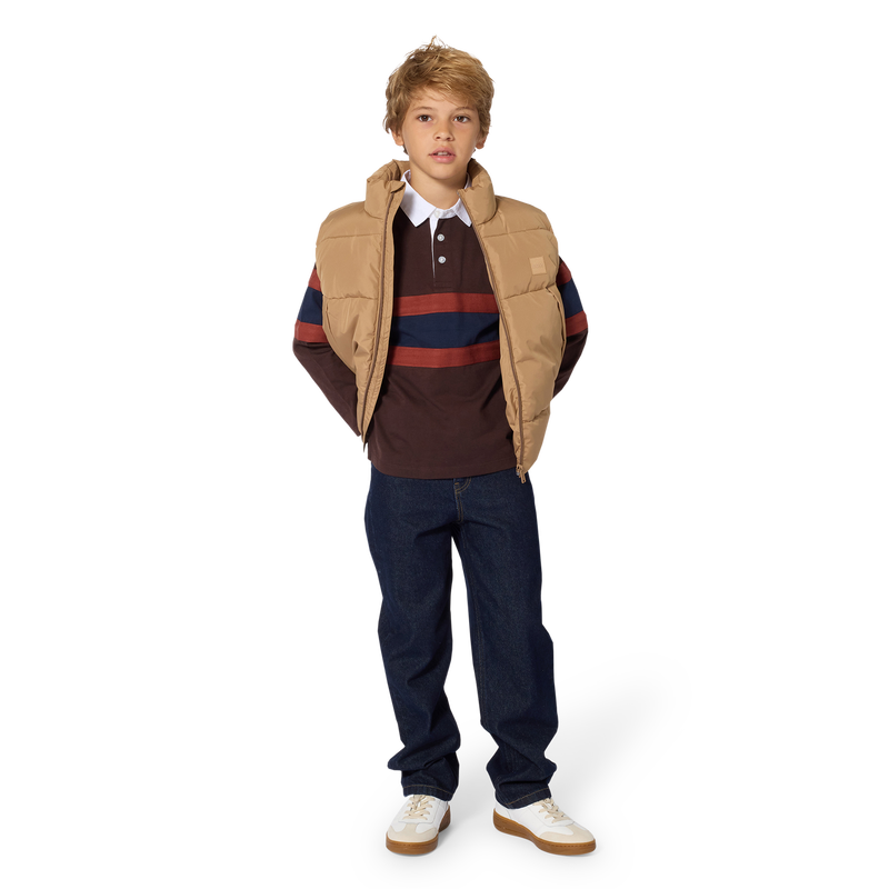 Gilet imbottito senza maniche BOSS 
                        RAGAZZO