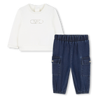 Set felpa e pantaloni MICHAEL KORS 
                    BAMBINA