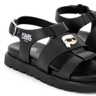 Sandali in pelle con fibbia KARL LAGERFELD KIDS 
                    BAMBINA