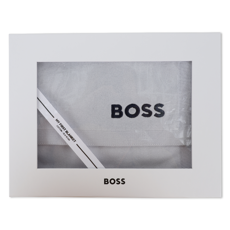 Coperta in maglia BOSS 
                        RAGAZZO