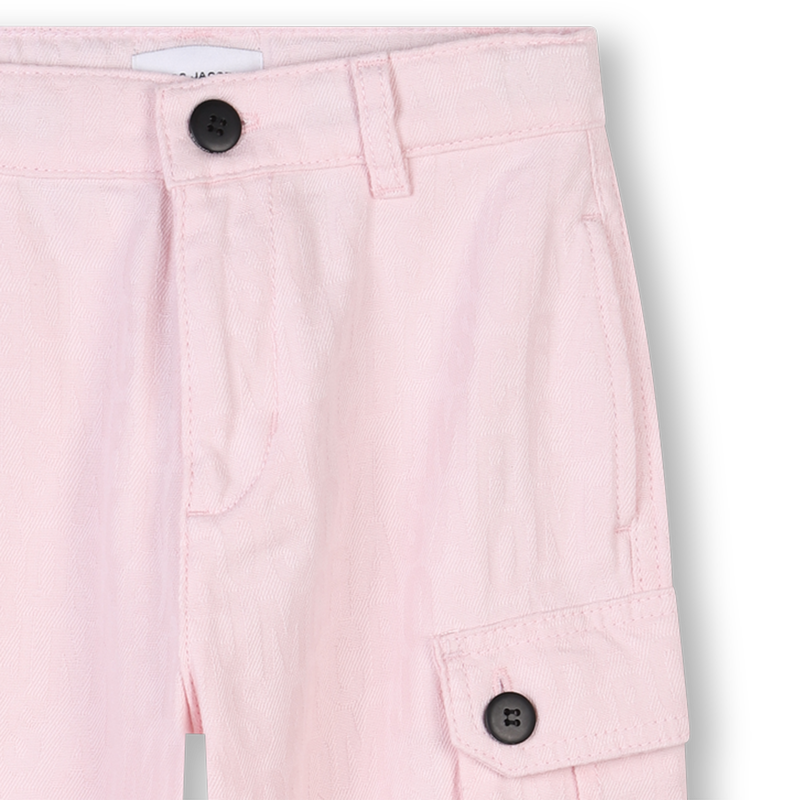 Pantaloni con tasche in cotone MARC JACOBS 
                        BAMBINA
