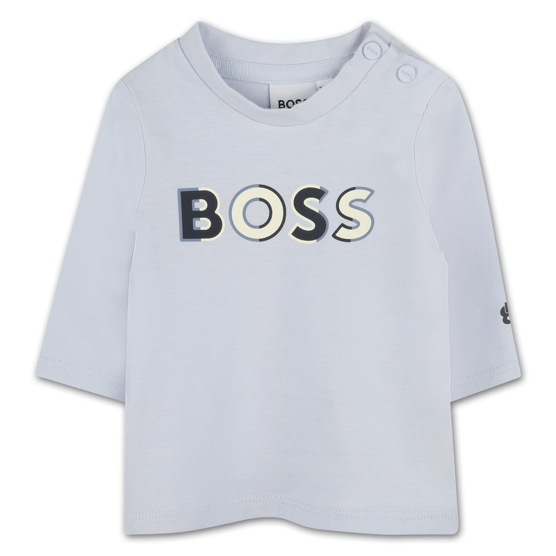 T-shirt con stampa logo BOSS 
                        RAGAZZO