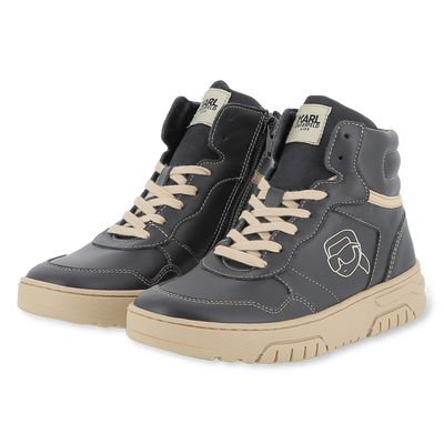 Sneakers alte stringate KARL LAGERFELD KIDS RAGAZZO
