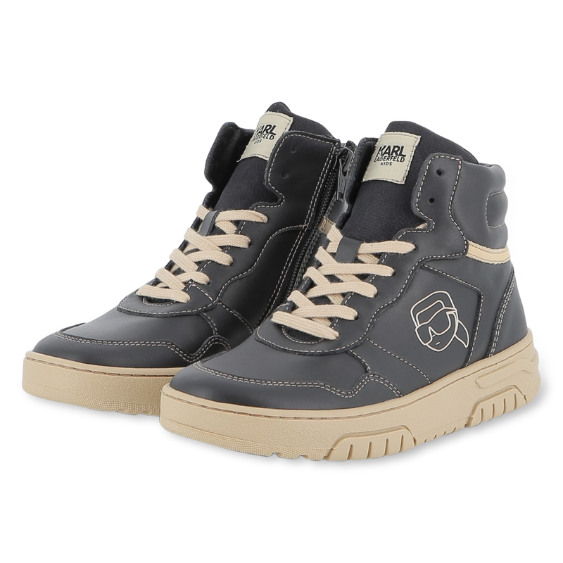 Sneakers alte stringate KARL LAGERFELD KIDS 
                        RAGAZZO