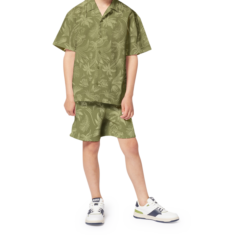 Camicia in popeline di cotone BOSS 
                        BAMBINO