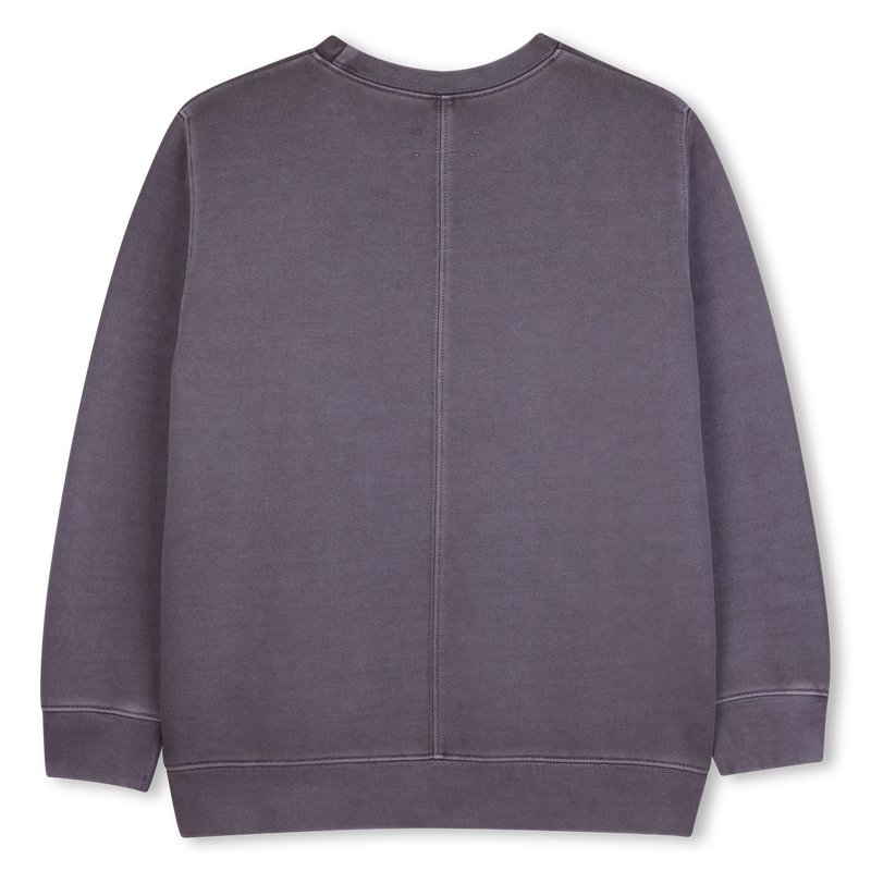 Felpa lunga con illustrazione a contrasto ZADIG & VOLTAIRE 
                        BAMBINA