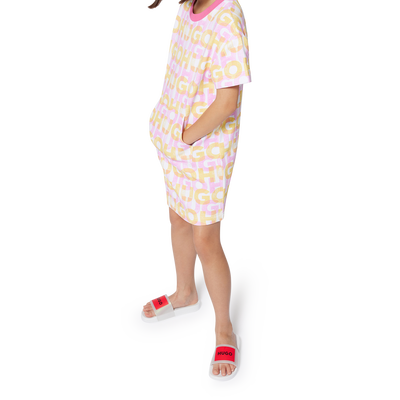 Ciabatte con logo HUGO BAMBINA
