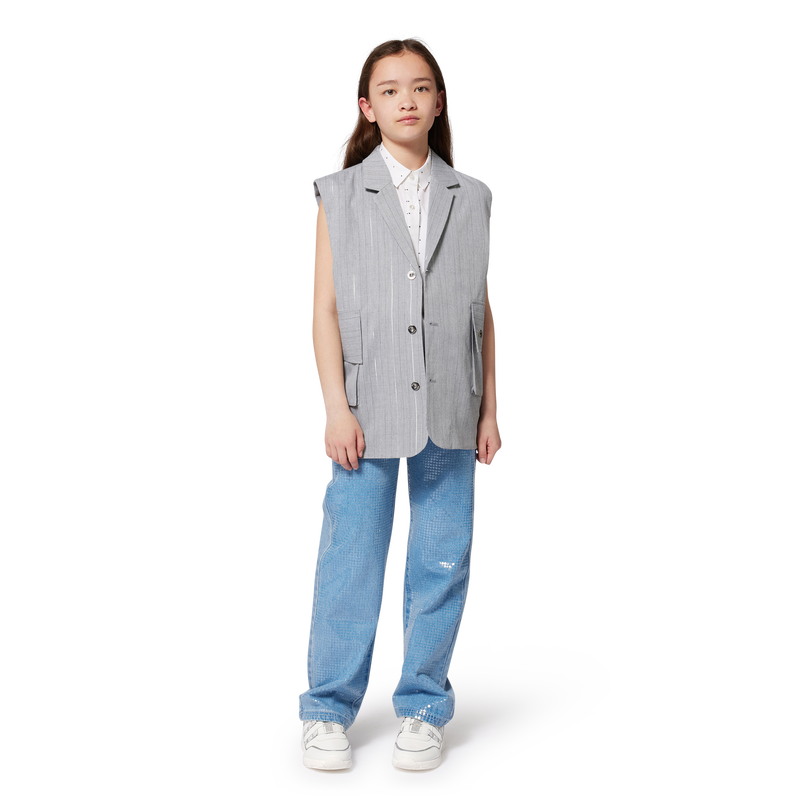 Camicia senza maniche stampata DKNY 
                        BAMBINA