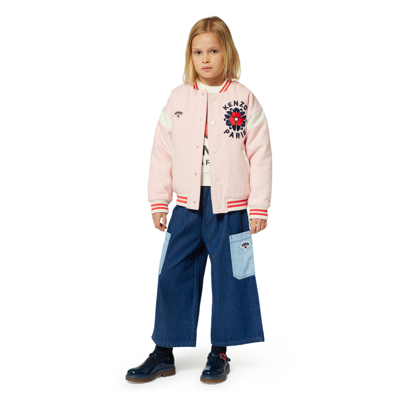 Giacca ricamata di lana KENZO KIDS 
                        BAMBINA
