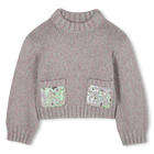 Maglione lavorato a maglia BILLIEBLUSH 
                    BAMBINA
