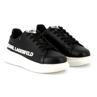 Sneakers in pelle con lacci KARL LAGERFELD KIDS 
                    UNISEX