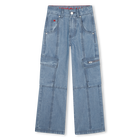 Pantaloni in denim HUGO 
                    BAMBINA