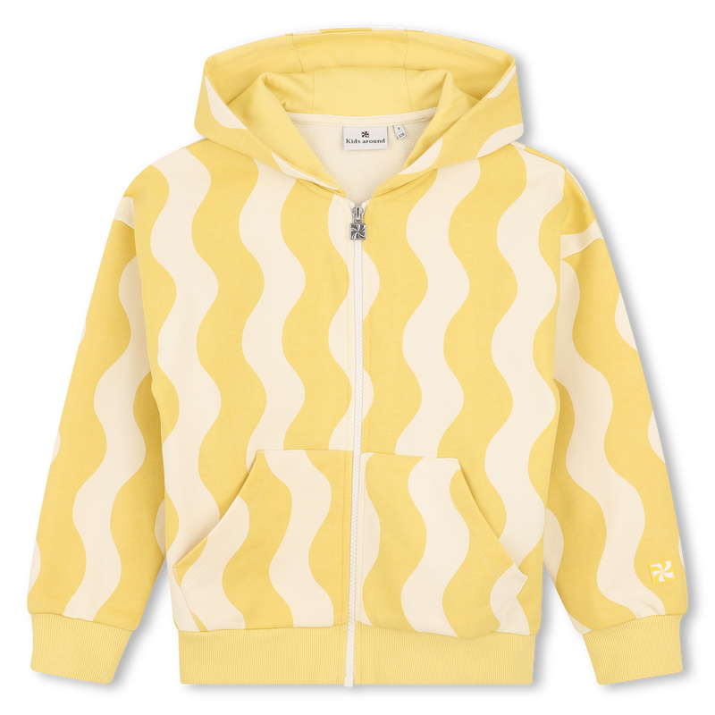 FELPA CON CAPPUCCIO E ZIP KIDS AROUND 
                        RAGAZZO