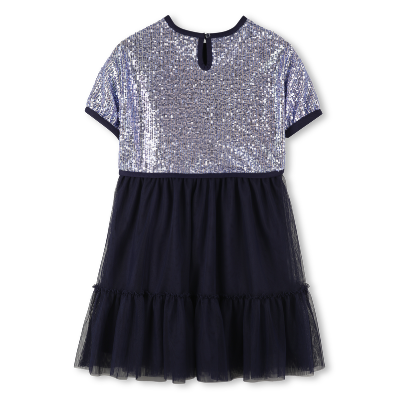 Abito bi-materiale BILLIEBLUSH 
                        BAMBINA