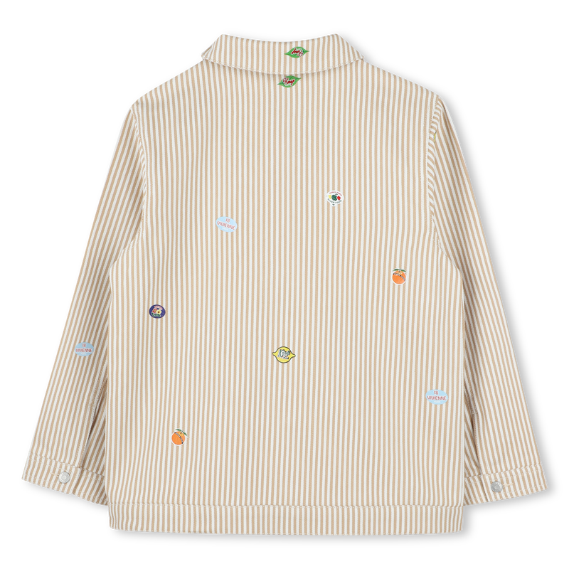 Giacca a righe in twill KENZO KIDS 
                        UNISEX