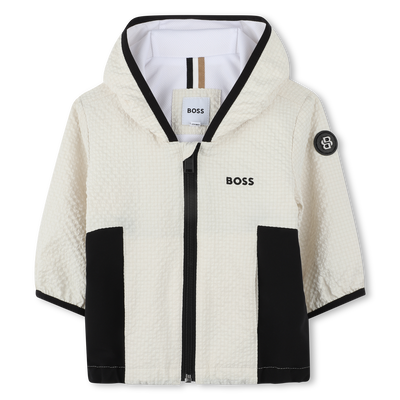 Giacca a vento con cappuccio BOSS RAGAZZO