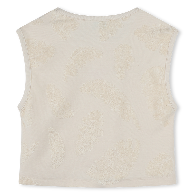 Canotta e shorts in spugna KENZO KIDS 
                        BAMBINA