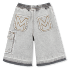 Bermuda lunghi in jeans MARC JACOBS 
                    RAGAZZO