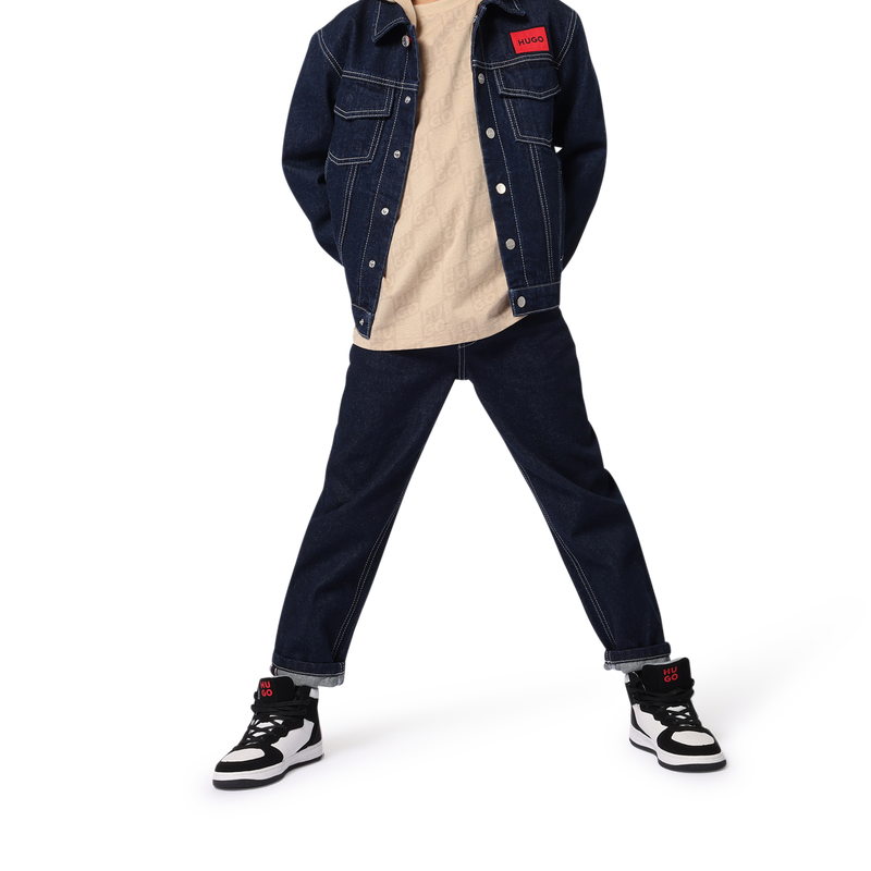 T-shirt a maniche corte HUGO 
                        RAGAZZO