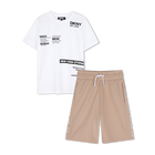 Set t-shirt e bermuda DKNY 
                    RAGAZZO