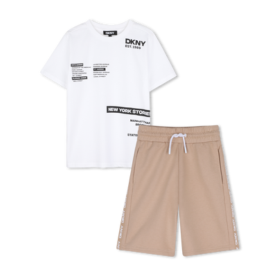 SET T-SHIRT E BERMUDA DKNY RAGAZZO