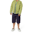 Bermuda tinta unita in cotone KENZO KIDS 
                    RAGAZZO