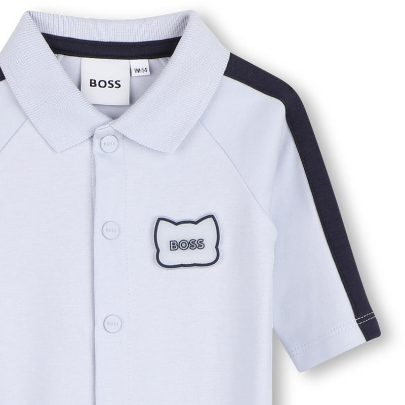 PIGIAMA CON CHIUSURA A SCATTO BOSS 
                        RAGAZZO