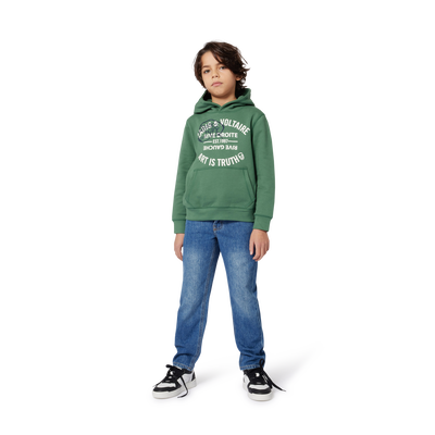 Felpa con cappuccio in pile ZADIG & VOLTAIRE RAGAZZO