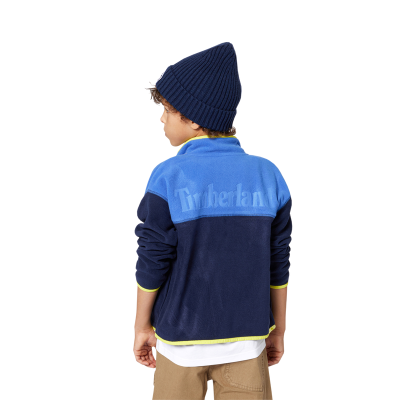 Cardigan in felpa bicolore TIMBERLAND 
                        RAGAZZO