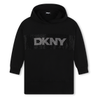 Abito in felpa con cappuccio DKNY 
                    BAMBINA