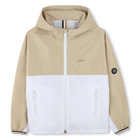 Giacca a vento bicolore, BEIGE, hi-res