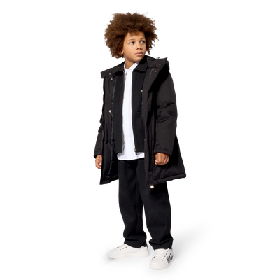 Parka con cappuccio KARL LAGERFELD KIDS RAGAZZO