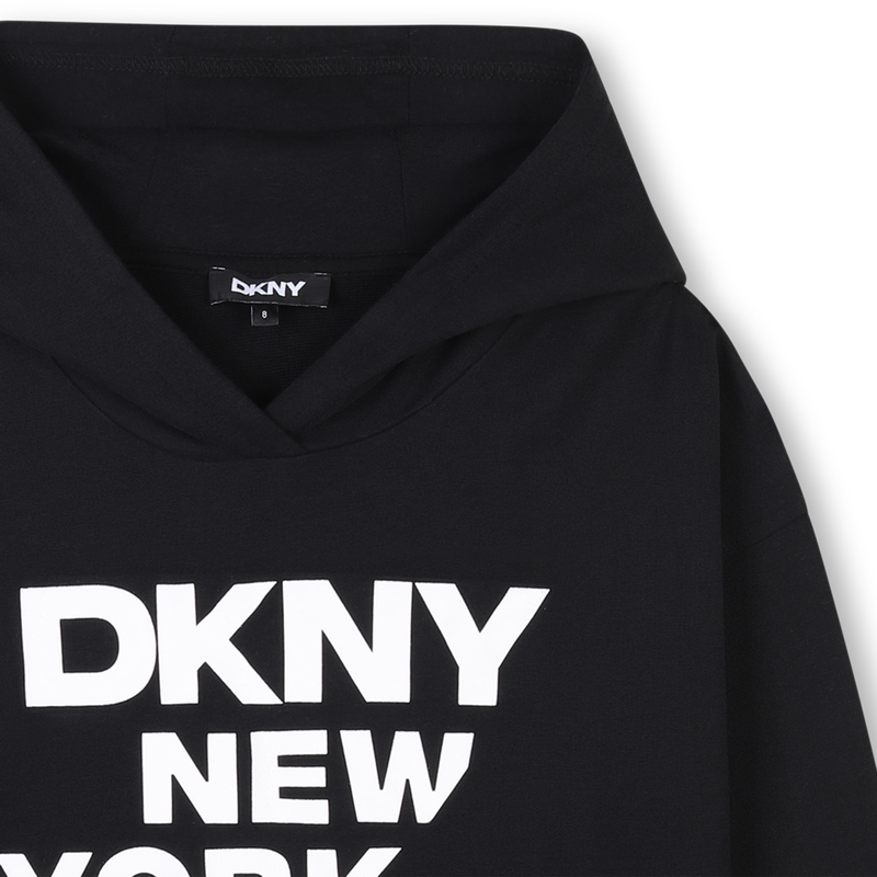 Felpa con stampa in rilievo DKNY 
                        UNISEX