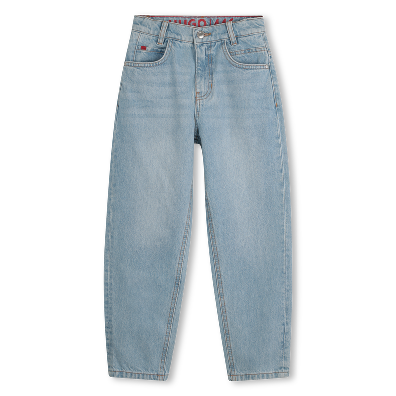 Jeans ampi 5 tasche HUGO 
                        BAMBINO