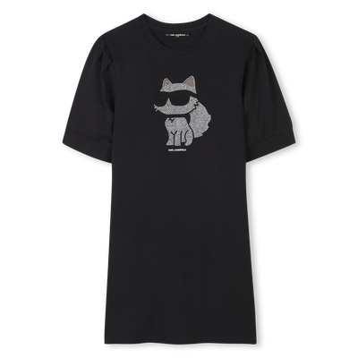 Vestito a maniche corte KARL LAGERFELD KIDS BAMBINA