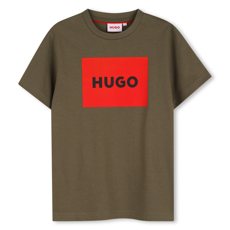 T-SHIRT A MANICHE CORTE HUGO 
                        RAGAZZO