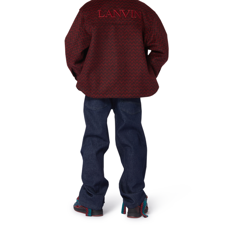 Camicia giacca pile stampato LANVIN 
                        RAGAZZO