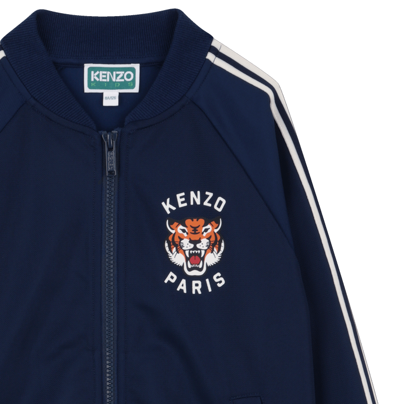 FELPA JOGGING CON CHIUSURA A ZIP KENZO KIDS 
                        UNISEX