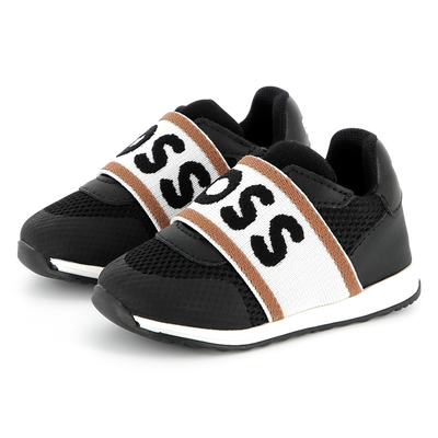 Sneakers in pelle e in rete BOSS RAGAZZO