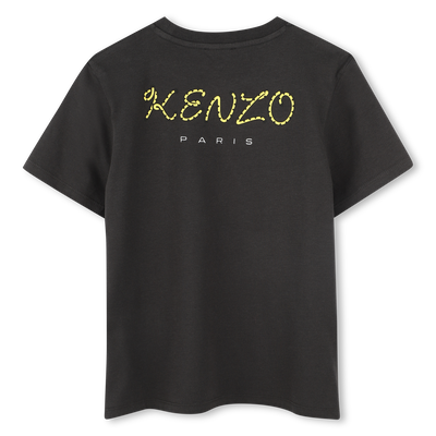T-shirt in cotone con patch KENZO KIDS UNISEX