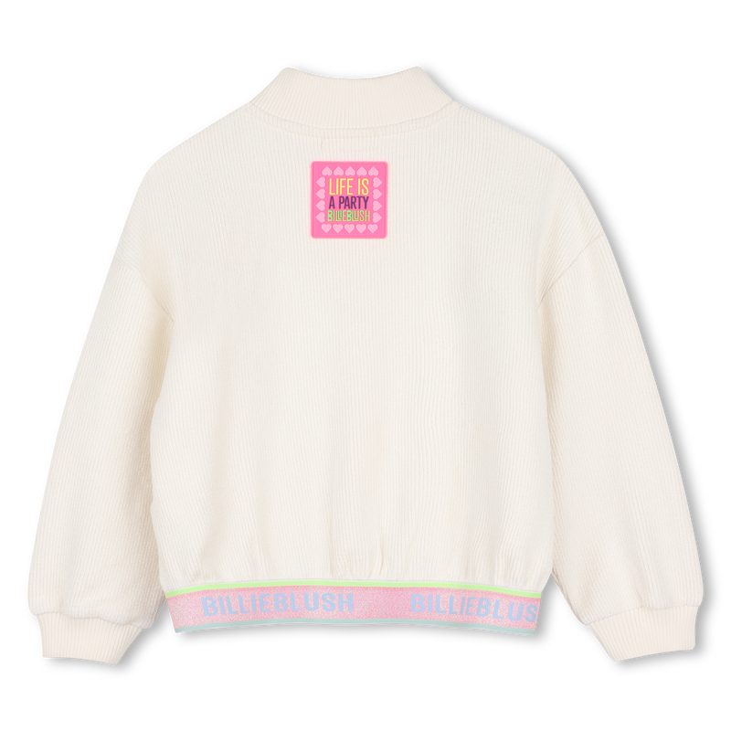 Cardigan in pile BILLIEBLUSH 
                        BAMBINA