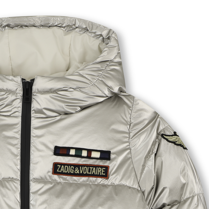 Giacca a vento con cappuccio ZADIG & VOLTAIRE 
                        BAMBINA