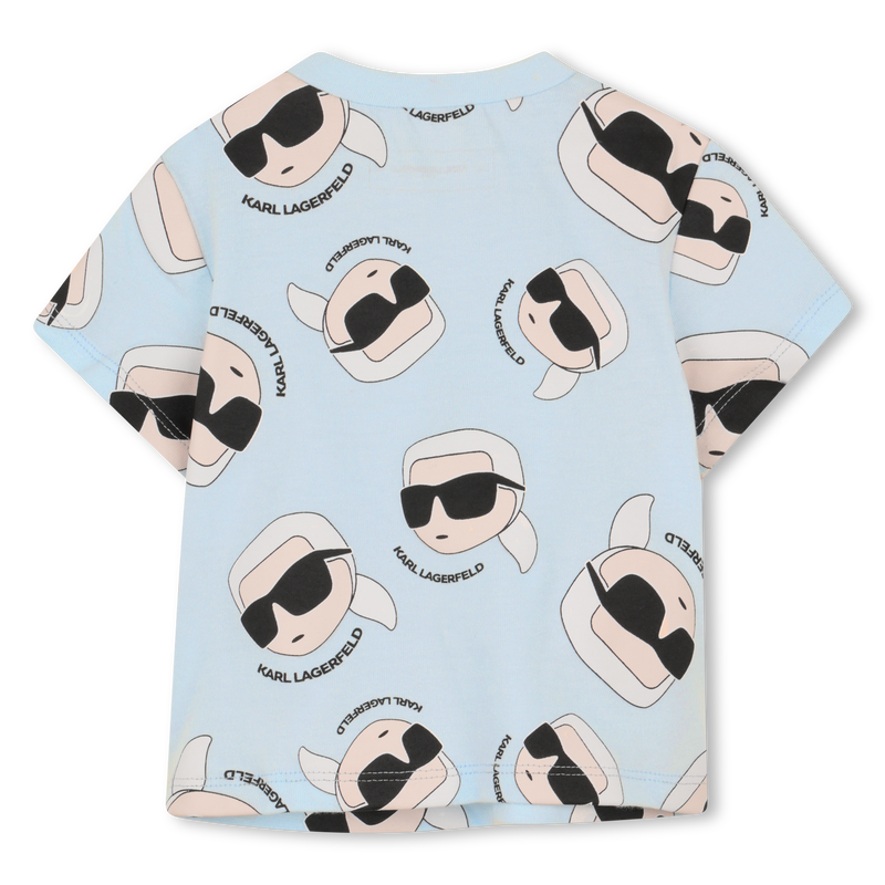 SET T-SHIRT E PANTALONCINI KARL LAGERFELD KIDS 
                        RAGAZZO
