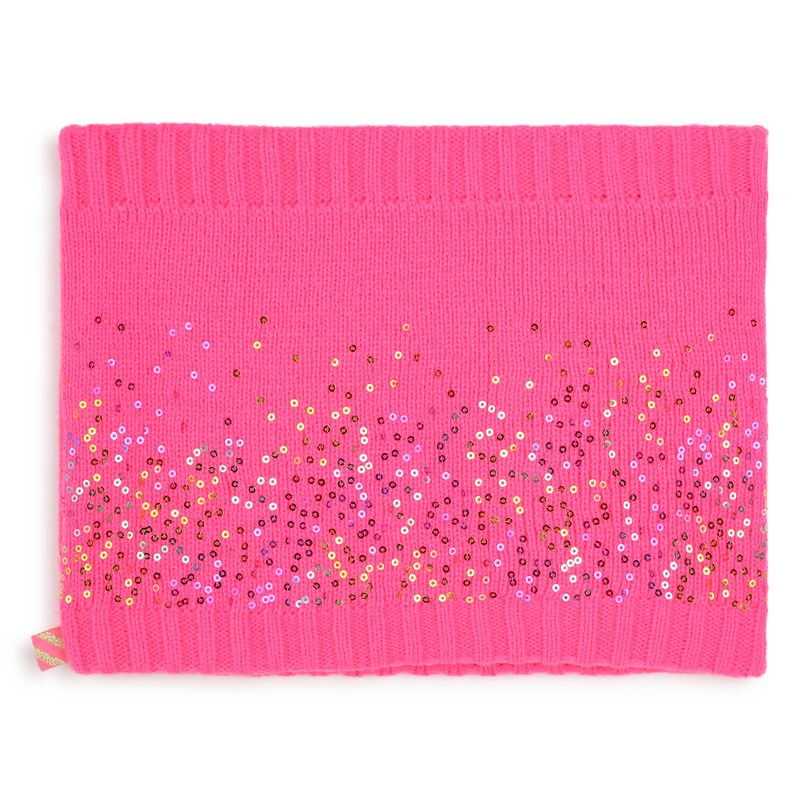 Scaldacollo maglia paillettes BILLIEBLUSH 
                        BAMBINA