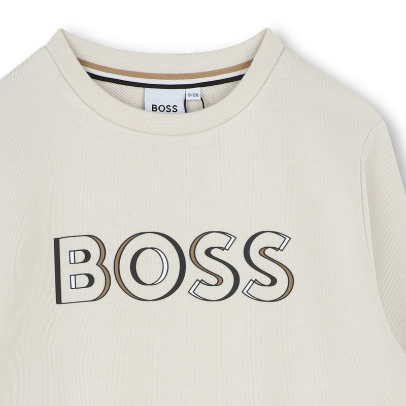 Felpa di cotone BOSS 
                        RAGAZZO