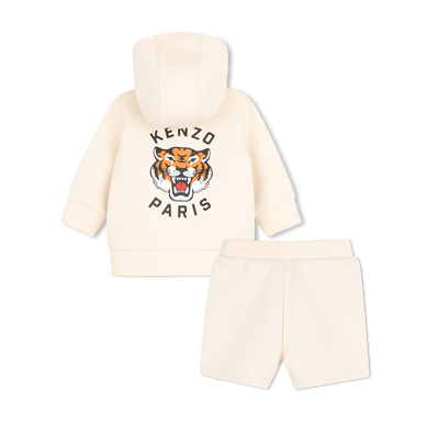 Completo cardigan e pantaloni corti KENZO KIDS UNISEX
